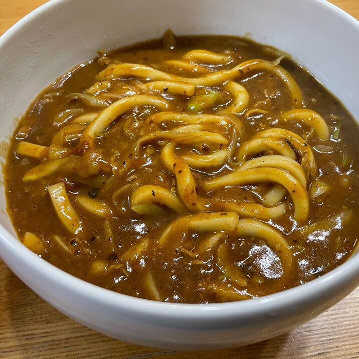 残ったカレーで作る☆カレーうどん